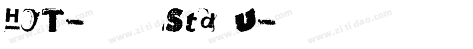 HOT-花墨 Std U字体转换